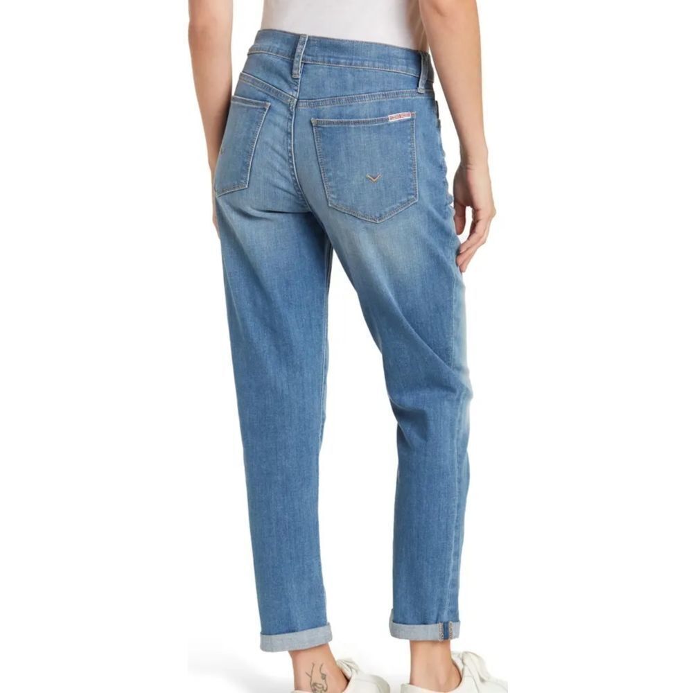 Hudson Jeans Natalie Midrise Slim Boyfriend Blue Jeans Size 26 - Picture 2 of 15